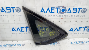 Window blind glass rear left Chrysler 200 15-17 black gloss, scratches on molding, scratches on glass