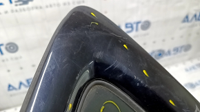 Window blind glass rear left Chrysler 200 15-17 black gloss, scratches on molding, scratches on glass