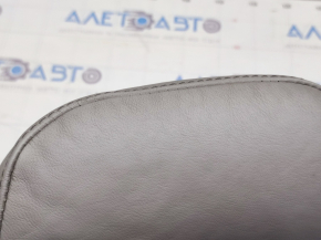 Front left headrest ES350 07-12 grey leather, needs cleaning, dented leather