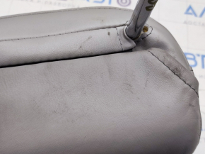 Front left headrest ES350 07-12 grey leather, needs cleaning, dented leather