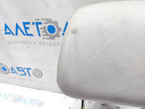 Front left headrest ES350 07-12 grey leather, needs cleaning, dented leather