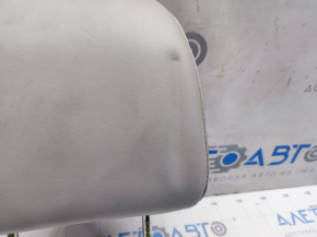 Front right headrest ES350 07-12 grey leather, needs cleaning, dented leather