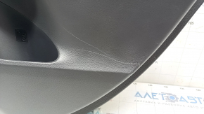 Door trim card rear right Toyota Venza 23 - leather, black-gray, wood insert, scratches