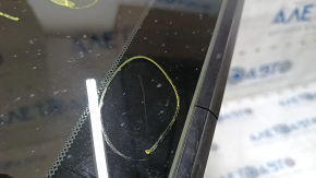 Window blind glass rear left Mazda3 MPS 09-13 scratches on glass