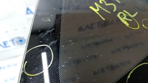 Window blind glass rear left Mazda3 MPS 09-13 scratches on glass