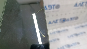 Window blind glass rear left Dodge Challenger 15 - scratches on glass, molding peeling off