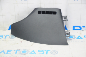 Front panel trim upper left Nissan Leaf 18- black with air duct