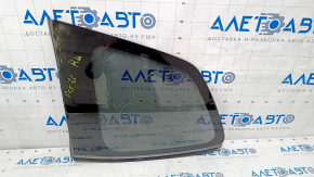 Window blind glass rear left Subaru Forester 14-18 SJ matte scratches on glass, molding peeling off