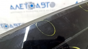 Window blind glass rear left Fiat 500L 14- scratches on glass