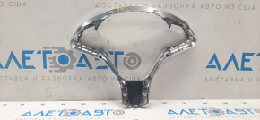 Tesla Model S 12-20 chrome steering wheel cover, minor scratches, scuffs, nicks