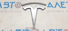 Tesla Model X T Tailgate Badge Emblem 16-21 Minor Scratches