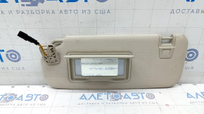 Left visor Ford Explorer 20 - beige, without hook, with control, for cleaning