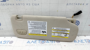 Left visor Ford Explorer 20 - beige, without hook, with control, for cleaning