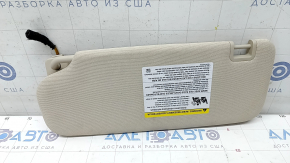 Right visor Ford Explorer 20 - beige, without hook, cleaning