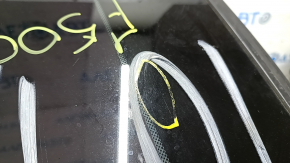 Window blind glass rear left Fiat 500 12-19 scratches on glass