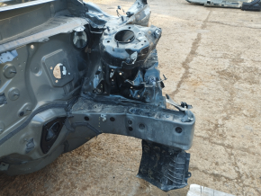 Front left quarter Toyota Venza 21 - black, on the body, dented side member and glass, bumps