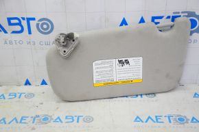 Right visor Nissan Leaf 18 - gray with backlight without hook for cleaning