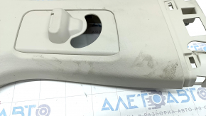 Upper right center pillar trim Ford Explorer 20 - beige, needs cleaning, worn