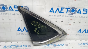 Window blind glass rear left Chrysler 200 15-17 chrome, scratches on chrome