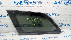 Window blind glass rear left Dodge Journey 11- tinting scratches on glass