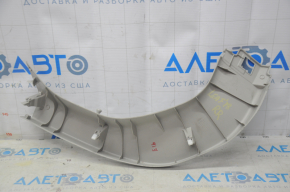 Trunk door trim right Nissan Leaf 18 - gray plastic turned white