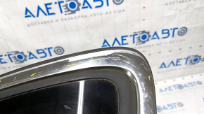 Window blind glass rear left Jeep Cherokee KL 14-18 chrome scratches on chrome, scratches on glass