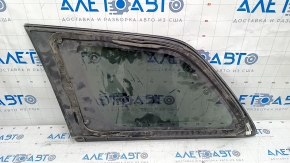 Window blind glass rear right Jeep Grand Cherokee WK2 11-16 chrome molding, scratches on chrome, scratches on glass