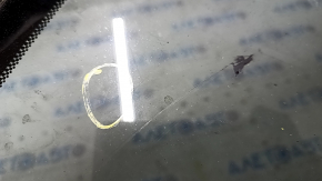 Window blind glass rear right Jeep Grand Cherokee WK2 11-16 chrome molding, scratches on chrome, scratches on glass