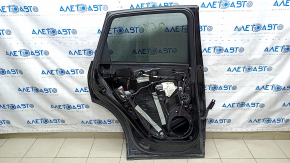 Door assembly rear left Audi Q5 8R 09-17 keyless, black LY9T, butt