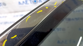 Window blind glass rear right Jeep Grand Cherokee WK2 11-16 chrome molding, scratches on chrome