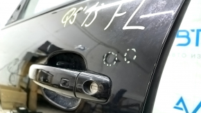 Door assembly front left Audi Q5 8R 09-17 keyless, black LY9T, bumpers