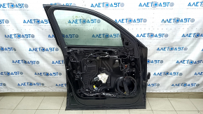 Door assembly front left Audi Q5 8R 09-17 keyless, black LY9T, bumpers
