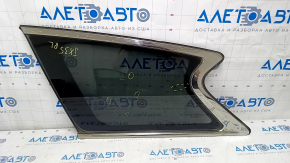 Window blind glass rear left Infiniti JX35 QX60 13- scratches on chrome, scratches on glass