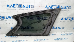 Window blind glass rear left Infiniti JX35 QX60 13- scratches on chrome, scratches on glass