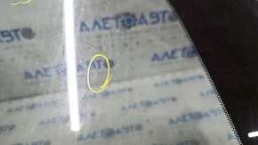 Window blind glass rear left Infiniti JX35 QX60 13- scratches on chrome, scratches on glass
