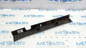 Door sill trim inner front left Hyundai Azera 12-17 black, with chrome trim, scratches, crack in fastening