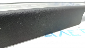 Door sill trim inner front right Hyundai Azera 12-17 black, with chrome trim, worn, broken fastening