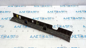 Door sill trim inner front right Hyundai Azera 12-17 black, with chrome trim, worn, broken fastening
