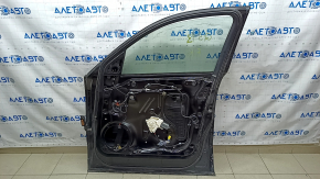 Door assembly front right Audi Q5 8R 09-17 keyless, black LY9T, bumpers