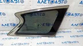 Window blind glass rear right Infiniti JX35 QX60 13- scratches on chrome, tear of seal