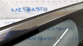 Window blind glass rear right Infiniti JX35 QX60 13- scratches on chrome, tear of seal