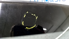 Window blind glass rear right Infiniti JX35 QX60 13- scratches on chrome, scratches on glass