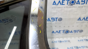 Window blind glass rear right Infiniti JX35 QX60 13- scratches on chrome, scratches on glass