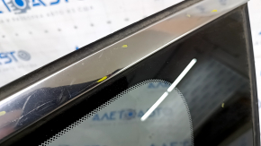 Window blind glass rear right Infiniti JX35 QX60 13- scratches on chrome, scratches on glass
