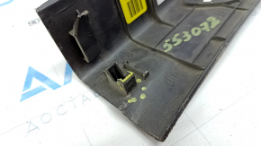 Door sill trim inner front right Hyundai Azera 12-17 black, with chrome trim, worn, broken fastening