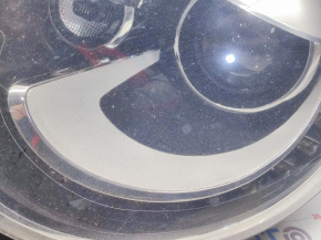 Front left headlight complete VW Beetle 12-13 xenon, for polishing, broken housing