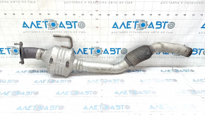 Exhaust line middle part with catalytic converter Ford Explorer 20- 2.3T mesh torn, stud broken