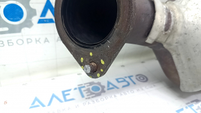 Exhaust line middle part with catalytic converter Ford Explorer 20- 2.3T mesh torn, stud broken