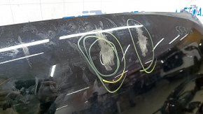 Bare hood Audi Q5 8R 13-17 rest, aluminum, black LY9T, dents