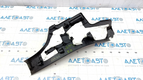 Door sill trim rear right Honda Accord 13-17 black, worn, broken mount